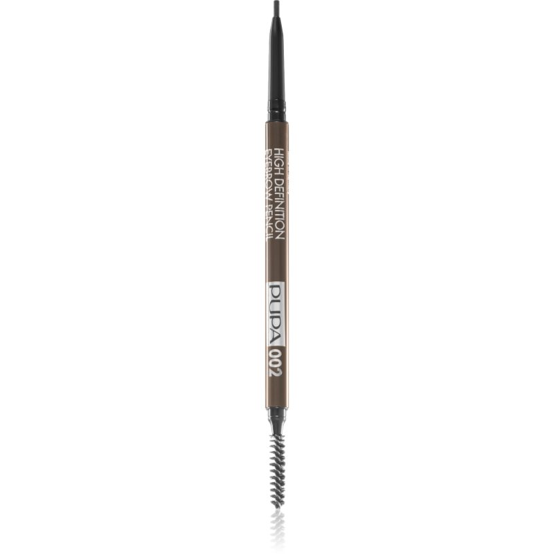 PUPA Milano High Definition automatikus szemöldökceruza vízálló árnyalat 002 Brown 0.09 g-ár