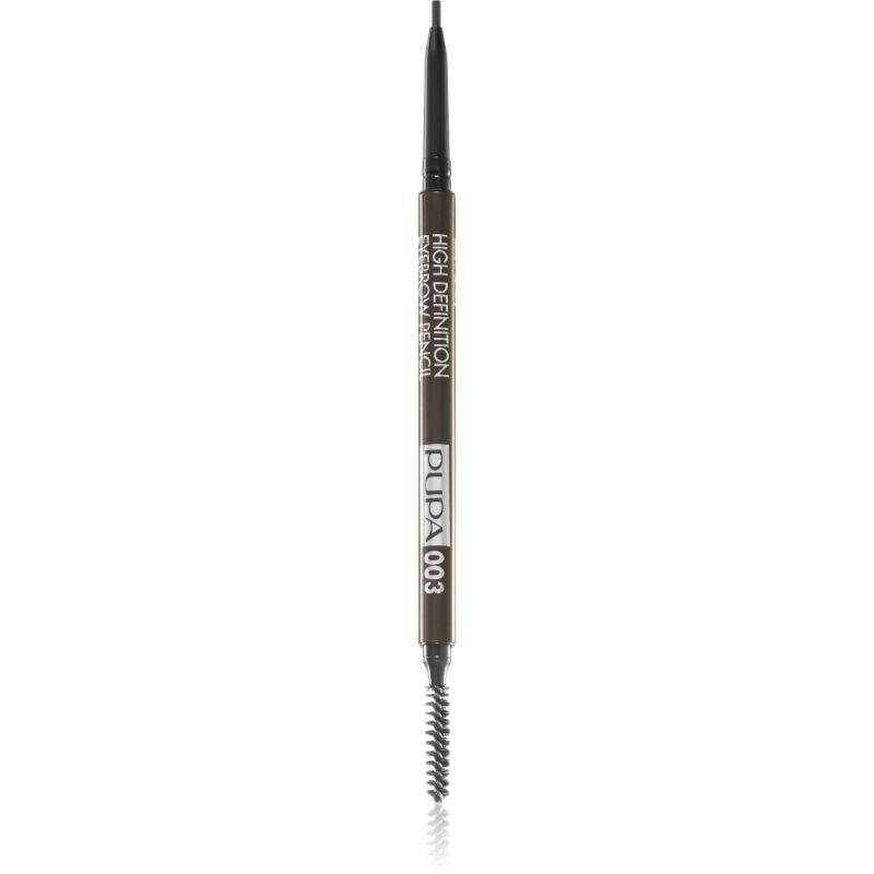 PUPA Milano High Definition automatikus szemöldökceruza vízálló árnyalat 003 Dark Brown 0.09 g-ár