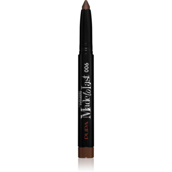 PUPA Milano Made to Last hosszantartó szemhéjfesték ceruza kiszerelésben vízálló árnyalat 006 Bronze Brown 1.4 g