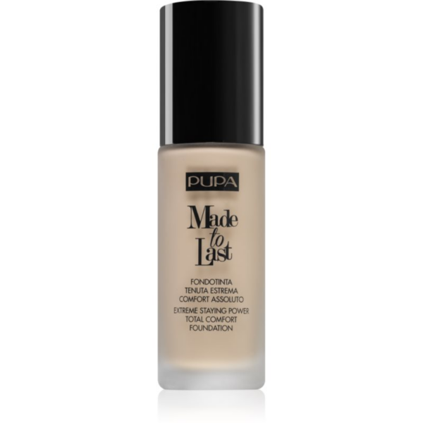PUPA Milano Made to Last tartós folyékony alapozó árnyalat 040 Medium Beige 30 ml