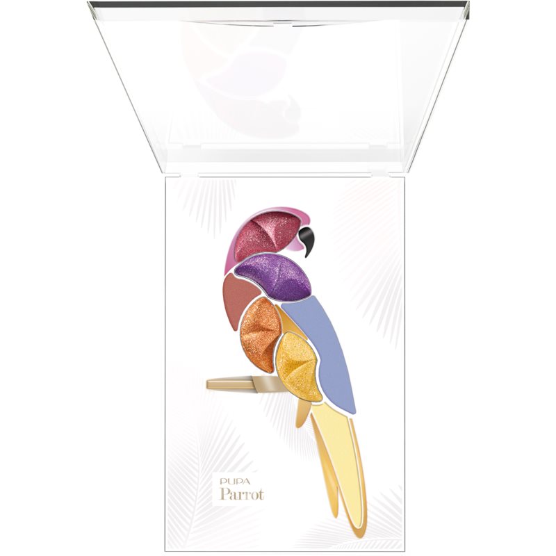 PUPA Milano Parrot szemhéjfesték paletta árnyalatok széles választéka 001 Samba 300 g