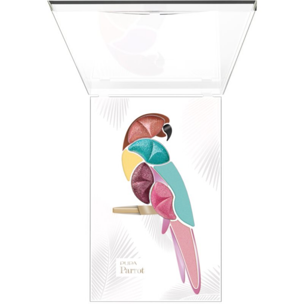 PUPA Milano Parrot szemhéjfesték paletta árnyalatok széles választéka 002 Bahia 300 g
