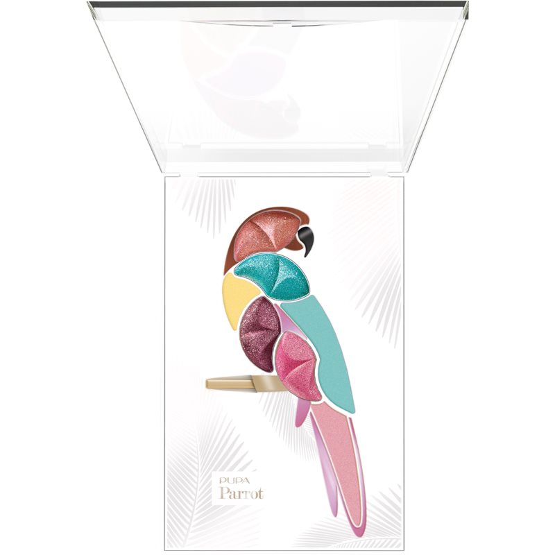 PUPA Milano Parrot szemhéjfesték paletta árnyalatok széles választéka 002 Bahia 300 g