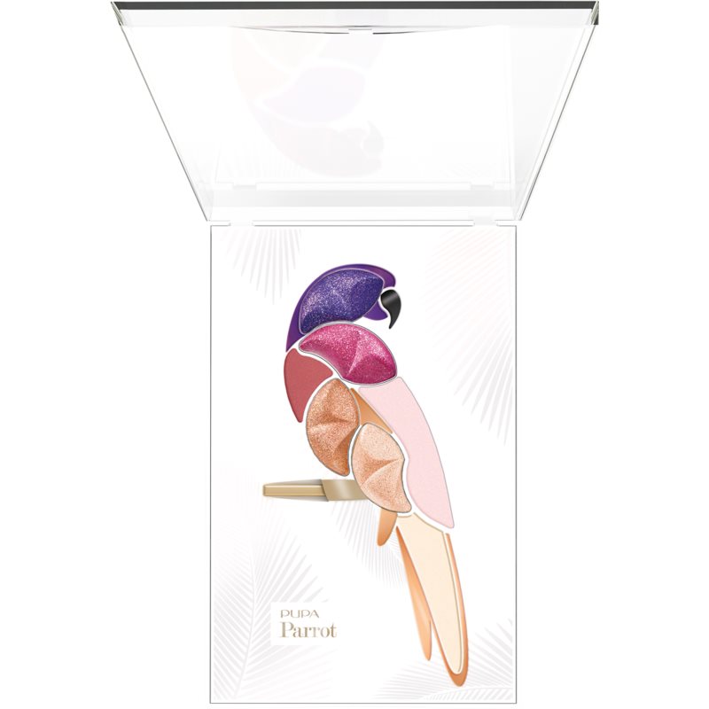 PUPA Milano Parrot szemhéjfesték paletta árnyalatok széles választéka 004 Copacabana 300 g