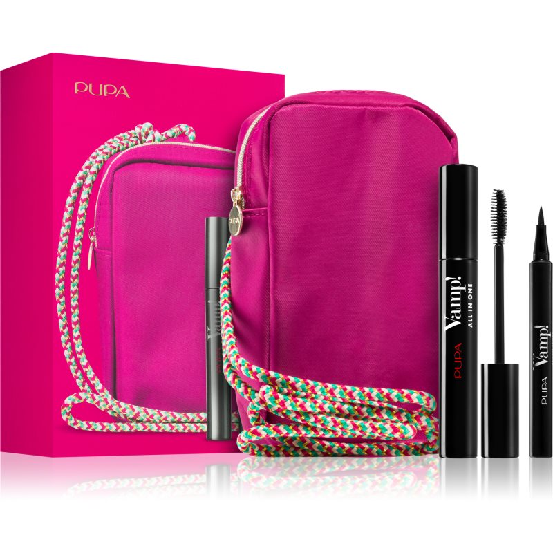 PUPA Milano Vamp! All In One ajándékszett szemre 101 Black-Ár