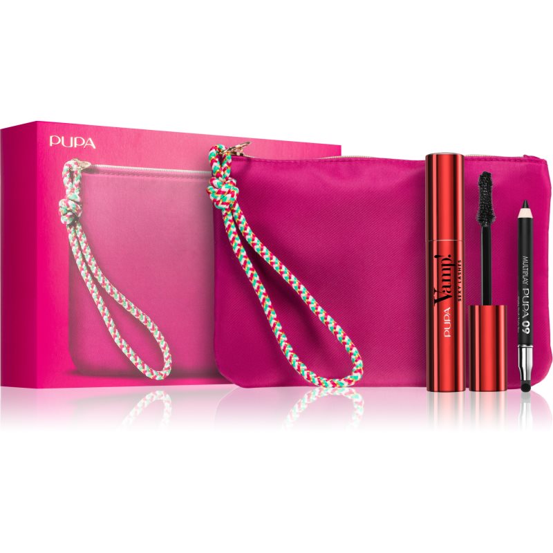 PUPA Milano Vamp! Sexy Lashes ajándékszett füstös sminkhez 011 Black