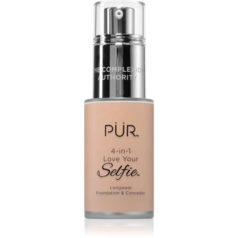 PÜR Cosmetics 4-in-1 Love Your Selfie alapozó és korrektor 2 az 1-ben árnyalat LN6 30 ml