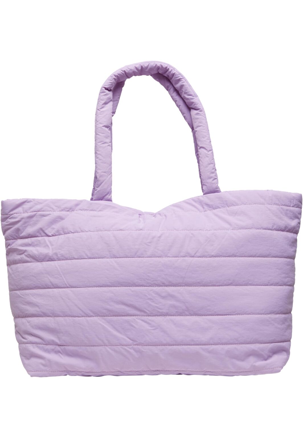 Padded Tote purple handbag