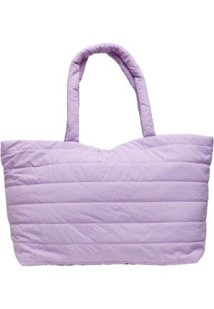 Padded Tote purple handbag