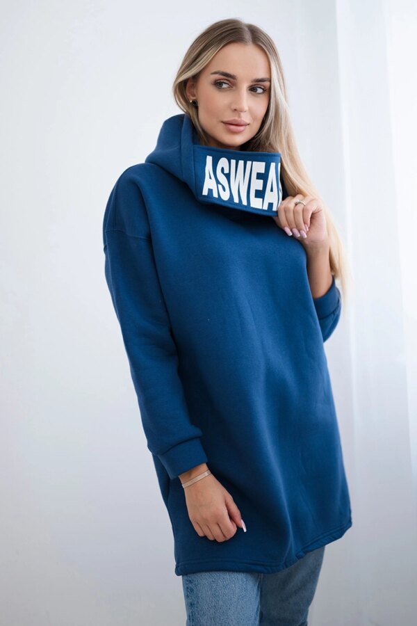 Padded hoodie with jeans