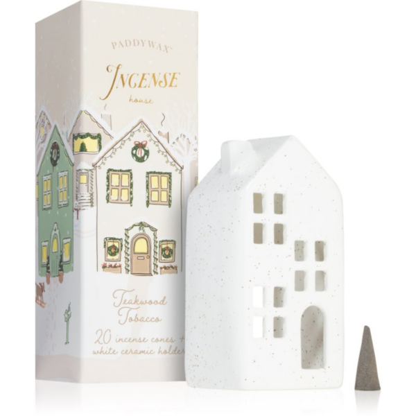 Paddywax Ceramic Village Teakwood Tobacco ajándékszett I.-ár
