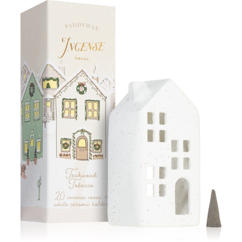 Paddywax Ceramic Village Teakwood Tobacco ajándékszett I.-ár