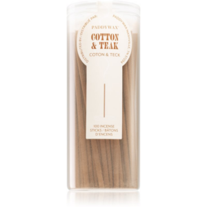 Paddywax Haze Cotton & Teak illatos pálcák 100 db-ár