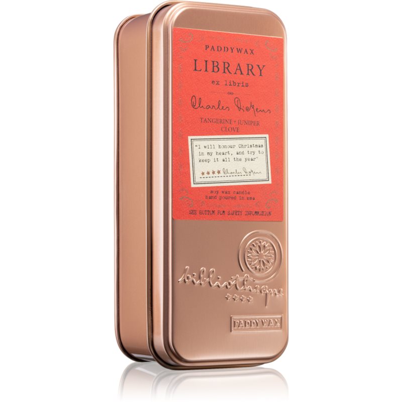 Paddywax Library Charles Dickens illatgyertya 56 g-ár