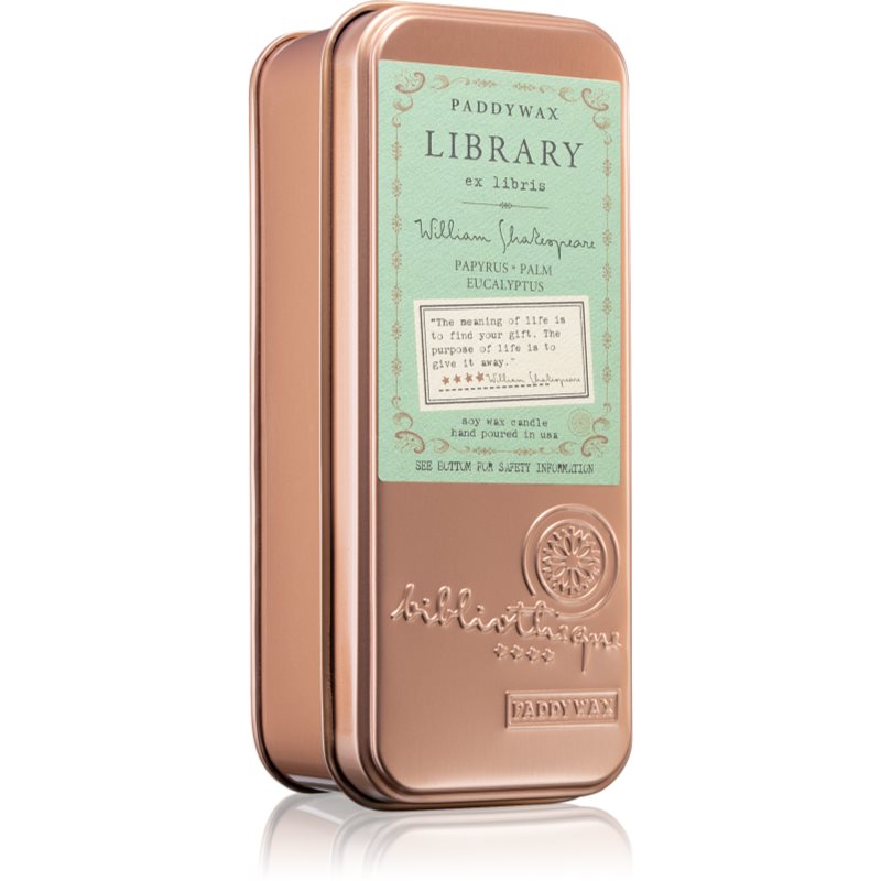 Paddywax Library William Shakespeare illatgyertya 70 g-ár