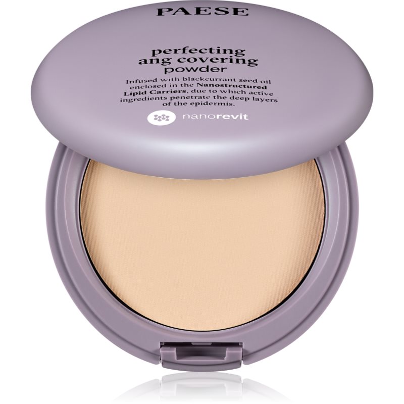 Paese Nanorevit mattító púder az érzékeny arcbőrre árnyalat 04 Warm Beige 9 g