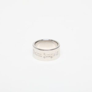 Palm Angels Classic Logo Band Ring Silver/ Silver 62-alacsony-ár