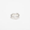 Palm Angels Classic Logo Rounded Ring Silver/ Silver 60-alacsony-ár