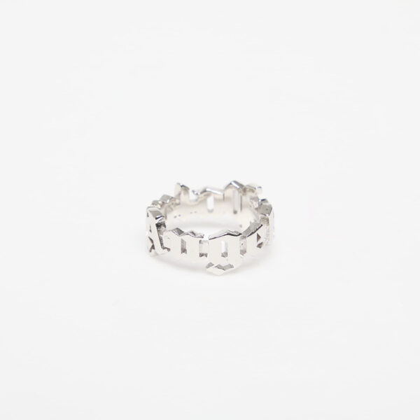 Palm Angels Classic Logo Rounded Ring Silver/ Silver 60-alacsony-ár