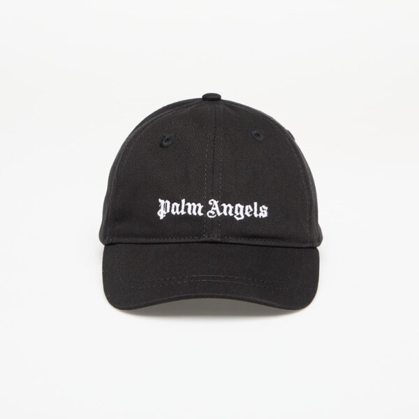 Palm Angels Kids Logo Baseball Cap Black/ Off White II-alacsony-ár