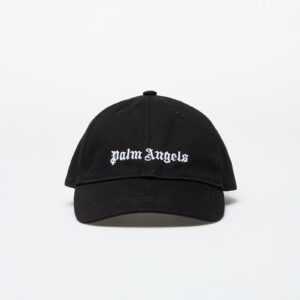 Palm Angels Kids Logo Baseball Cap Black/ White I-alacsony-ár