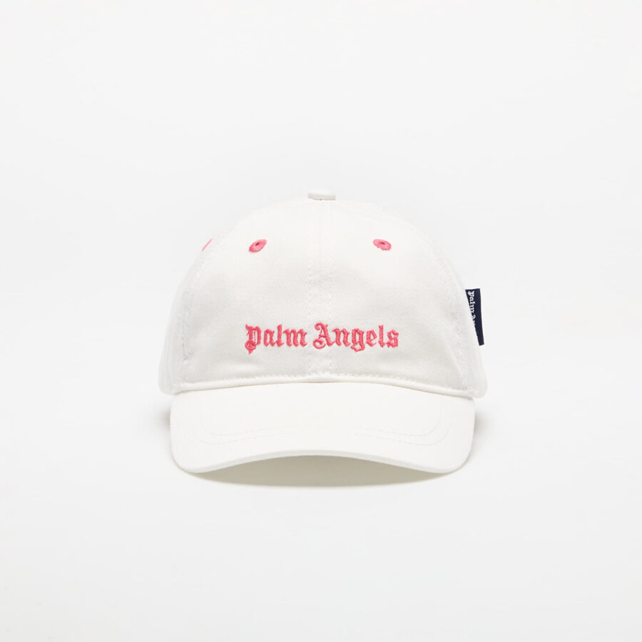 Palm Angels Kids Logo Baseball Cap Butter Cherry II-alacsony-ár