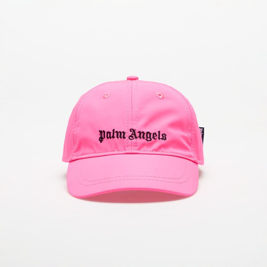 Palm Angels Kids Logo Baseball Cap Fuchsia Fluo/ Black I-alacsony-ár
