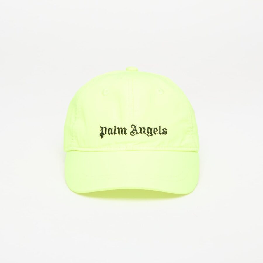 Palm Angels Kids Logo Baseball Cap Yellow/ Fluo Black I-alacsony-ár