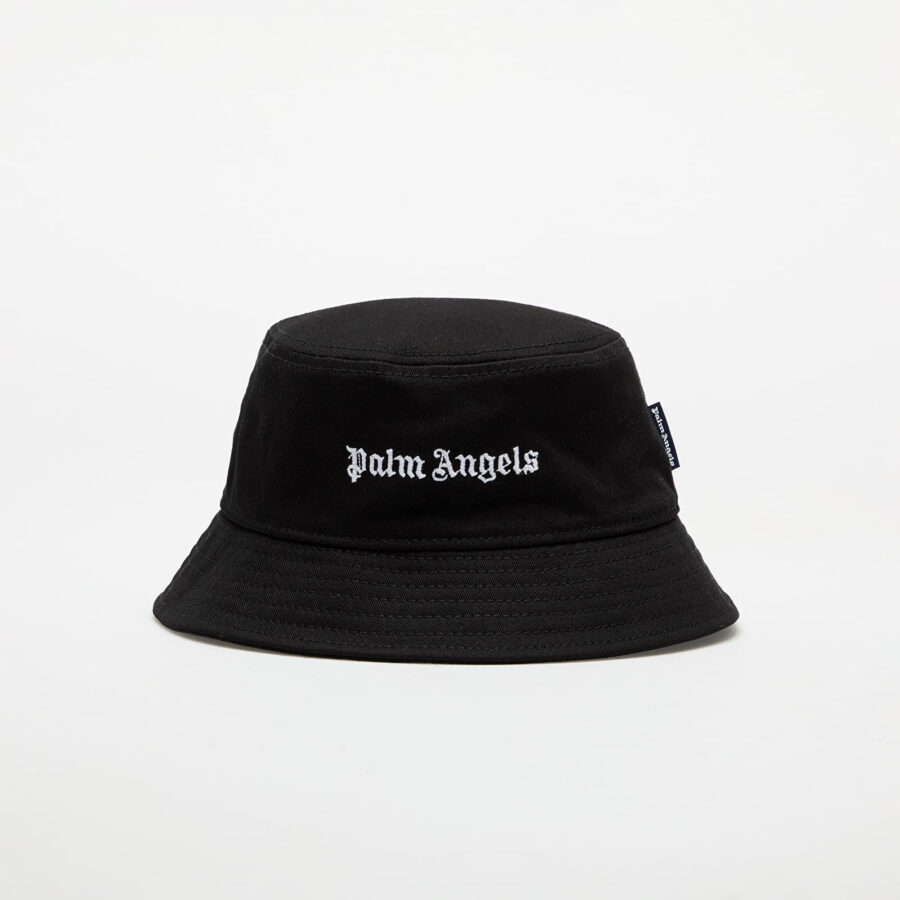 Palm Angels Kids Logo Bucket Hat Black/ Off White II-alacsony-ár