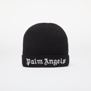 Palm Angels Kids Logo Knit Beanie Black/ White I-alacsony-ár