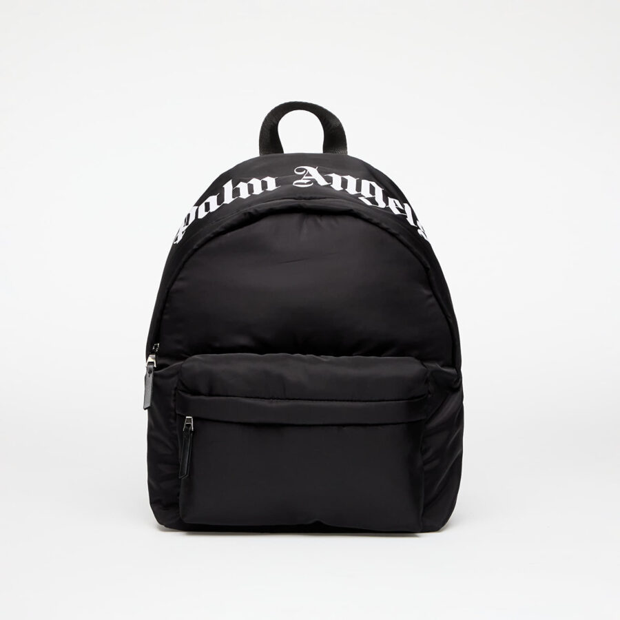 Palm Angels Kids Over Logo Big Backpack Black/ White Universal-alacsony-ár