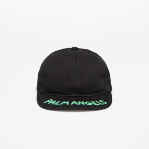 Palm Angels Kids Seasonal Logo Baseball Cap Black/ Green II-alacsony-ár