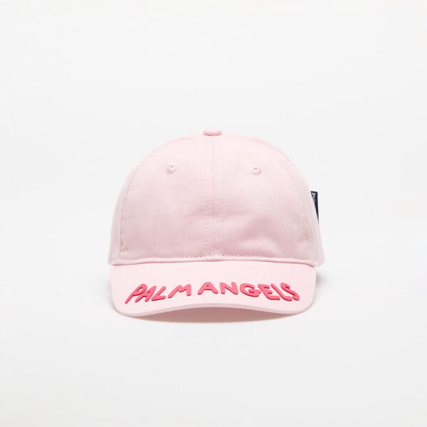 Palm Angels Kids Seasonal Logo Baseball Cap Rose Pink I-alacsony-ár