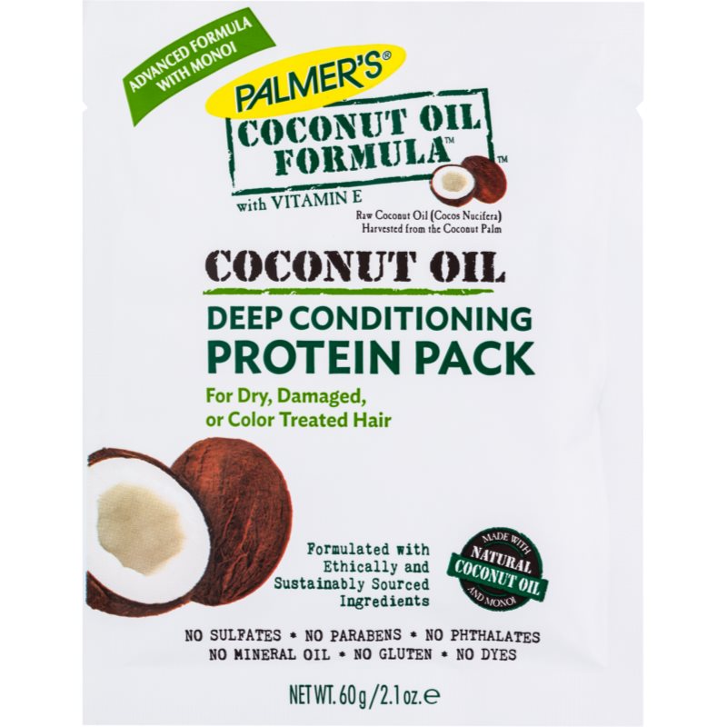Palmer’s Hair Coconut Oil Formula mélyregeneráló kondicionáló száraz és sérült hajra 60 g-ár