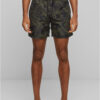 Palm/olive swim shorts