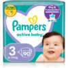 Pampers Active Baby Size 3 eldobható pelenkák 6-10 kg 90 db-Ár