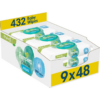 Pampers Harmonie Aqua nedves törlőkendő gyerekeknek 9x48 db-Ár