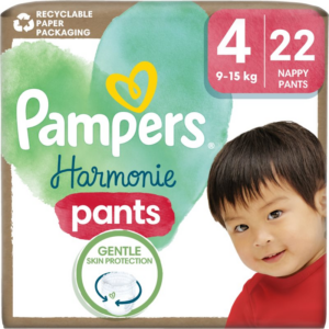 Pampers Harmonie Pants Size 4 nadrágpelenkák 9-15 kg 22 db-Ár