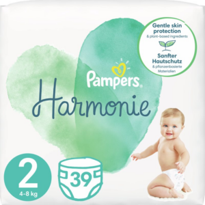 Pampers Harmonie Size 2 eldobható pelenkák 4 – 8 kg 39 db-Ár