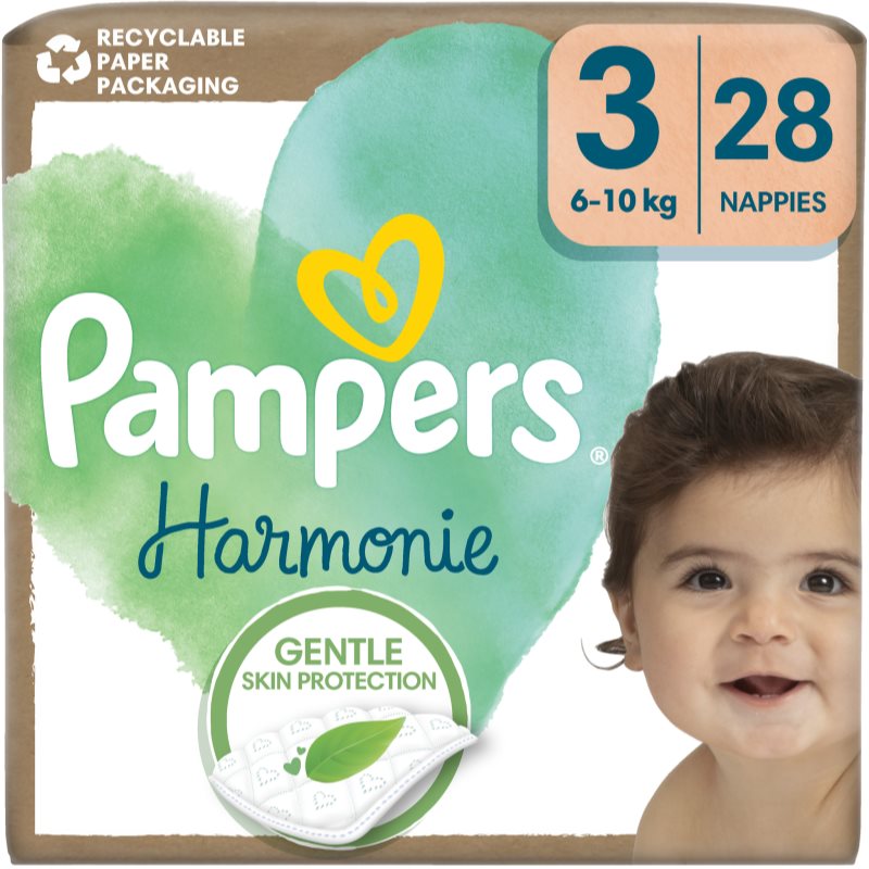 Pampers Harmonie Size 3 eldobható pelenkák 6-10 kg 28 db-Ár