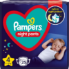 Pampers Night Pants Size 4 eldobható nadrágpelenkák éjszakára 9-15 kg 25 db-Ár