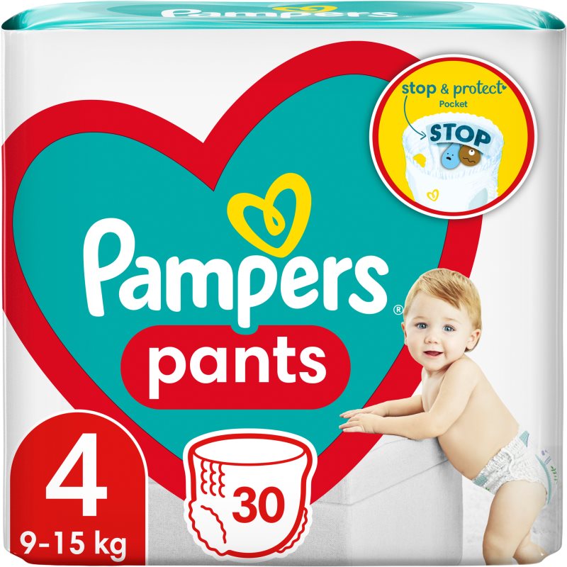 Pampers Pants Size 4 eldobható nadrágpelenkák 9 – 15 kg 30 db-Ár