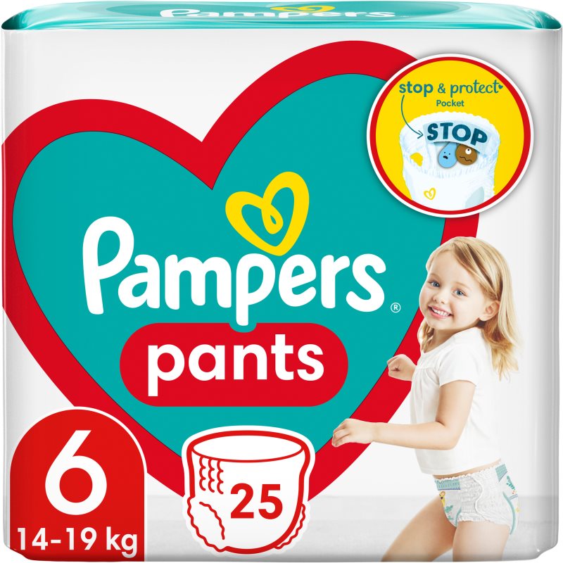 Pampers Pants Size 6 eldobható nadrágpelenkák 14-19 kg 25 db-Ár