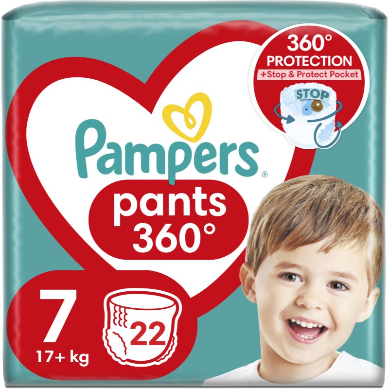 Pampers Pants Size 7 eldobható nadrágpelenkák 17+ kg 22 db-Ár