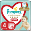 Pampers Premium Care Pants Maxi Size 4 eldobható nadrágpelenkák 9-15 kg 38 db-Ár