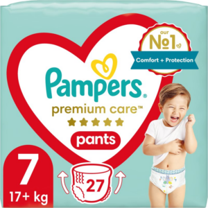 Pampers Premium Care Pants Size 7 eldobható nadrágpelenkák 17+ kg 27 db-Ár