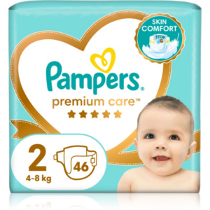 Pampers Premium Care Size 2 eldobható pelenkák 4-8kg 46 db-Ár