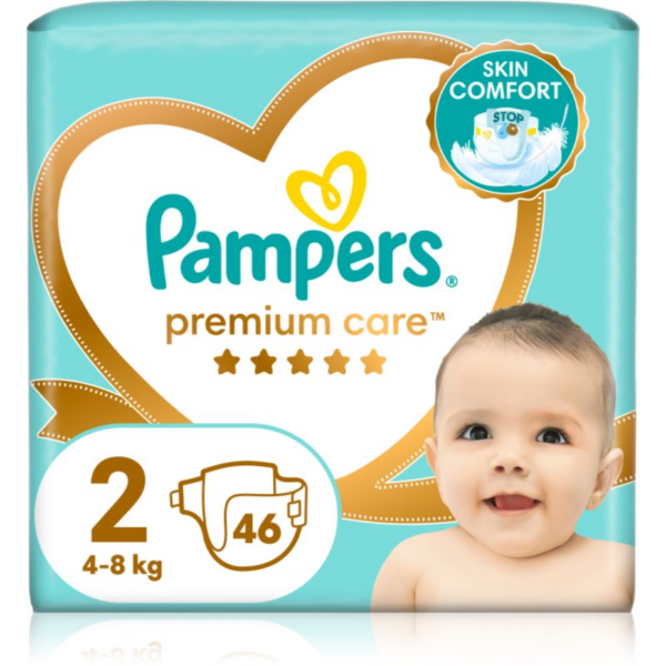 Pampers Premium Care Size 2 eldobható pelenkák 4-8kg 46 db-Ár