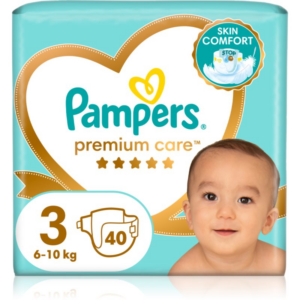 Pampers Premium Care Size 3 eldobható pelenkák 6-10 kg 40 db-Ár