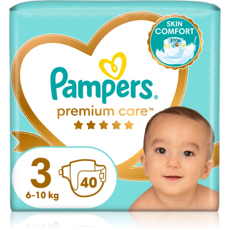 Pampers Premium Care Size 3 eldobható pelenkák 6-10 kg 40 db-Ár